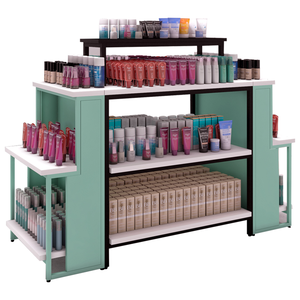 定制促销落地式零售化妆柜商场多层金属展示架 - Product Image 2