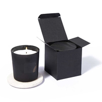 Boîtes d'emballage pour bougies avec logo personnalisé, boîtes cadeaux en papier de luxe, pots à bougies vides avec couvercle pour la décoration de la maison et la présentation en magasin