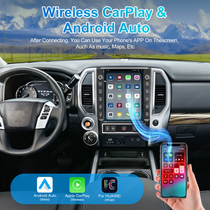 NaviHua Tesla pantalla Multimedia coche Android Radio Auto unidad principal para nuevo Nissan Titan 2020 2024 Monitor Carplay navegación GPS - Product Image 5