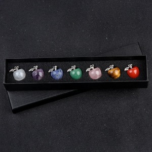 Phổ Biến Bộ Quà Tặng 7 Chakra Tinh Thể Chữa Bệnh Đá Nhỏ Táo 20Mm Trang Trí Đá Quý Trang Trí Cho Giáng Sinh Ngày Lễ Bạn Bè - Product Image 3