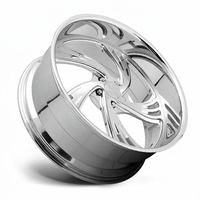 Nuevas Llantas de Aleación Forjadas a Medida de Grado Aeroespacial 6061-T6 con Diseño de Turbina Profunda de 18-24 Pulgadas 5x127/6x139.7 25mm para X6