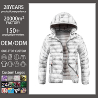 Veste pour homme avec logo personnalisé, fabrication OEM, veste matelassée camouflage pour homme, 100% nylon brillant, manteau d'hiver matelassé, fermeture éclair sur le devant, 4 couleurs