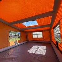 Tente de luxe gonflable d'extérieur en Oxford, double couche, quatre saisons, imperméable et respirante, ouverture rapide automatique en 18 secondes, portable