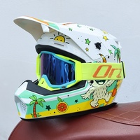 Casque intégral de moto tout-terrain ORZ, norme nationale 3C, en ABS, avec protection anti-buée, pour karting électrique et utilisation en montagne