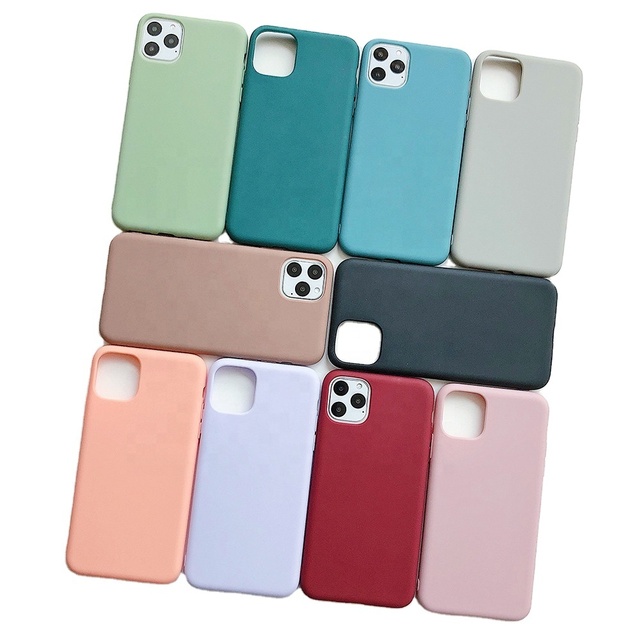 Simple Cute Candy Solid Color Soft Silicone TPU Phone Case for iphone 17 16 15 14 13 Pro 12 Pro Max 11 XS Max XS XR 7 8 Plus SE