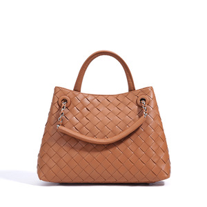 Bolso de Mano Casual de Cuero Genuino, Tendencia de Moda, Gran Capacidad, Cierre de Cremallera, Dos Correas, Versátil y Práctico, Bolso de Hombro - Product Image 6