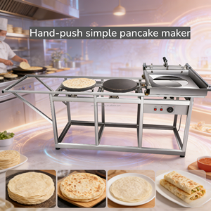 Máquina de Calentar a Gas para Hacer Tortillas/Chapati/Roti/Pita/<span class=keywords><strong>Tacos</strong></span>, Prensa Manual para Panqueques - Product Image 5