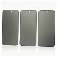 Protection d'écran anti-espion AG Matte, qualité AAA, dureté 9H, verre trempé ultra-fin, couverture intégrale pour 18 Pro Max