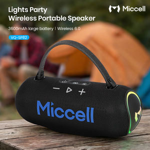 Altavoz Bluetooth Compacto con Luces RGB y Múltiples Puertos de Entrada para Campamentos al Aire Libre, Fiestas y Amantes de <span class=keywords><strong>la</strong></span> Música - Product Image 6