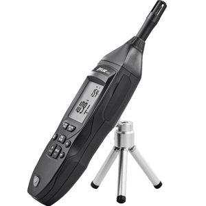 फ्लिप ए54 एचवीएसी/आर पर्यावरण मीटर तापमान आर्द्रता परीक्षक, टाइप-k जांच के लिए गीले बल्ब ओस बिंदु - Product Image 2