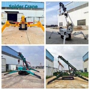 Minigrúa Araña Eléctrica Diésel <span class=keywords><strong>de</strong></span> 10 Toneladas en Alquiler para Levantar Artículos Pesados <span class=keywords><strong>de</strong></span> 10m, 20m, 30m: Vigas, Vidrio, Tuberías, Madera - Product Image 3