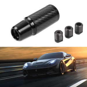 Carbon Fiber Gear <b>Shift</b> <b>Knob</b> 9cm 5 Speed 6 Speed Manual Transmission Ergonomic Car Interior Accessory Universal Fit - Product Image 3