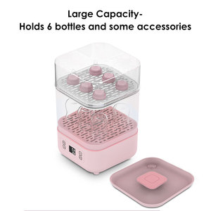 2025 usine en gros multi-fonction bébé bouteille de lait stérilisateur et sèche-linge avec <span class=keywords><strong>vapeur</strong></span> numérique pour bébé sucette, bol, cuillère - Product Image 3