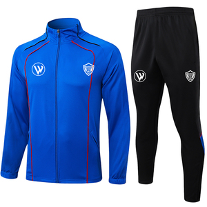 Hochwertige 2526 Vollreißverschluss-Fußballjacke für Herren und Erwachsene Lässige Fußballjacke Trainingsuniform für Herbst Winter - Product Image 5