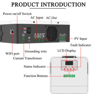 सुयेव 6kw सौर इन्वर्टर सौर पंप इन्वर्टर सिंचाई, घर, सौर प्रणाली में प्रयुक्त - Product Image 5