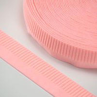Bande élastique en polyamide côtelée de 27 mm de haute qualité pour bretelles de soutien-gorge, confortable et antidérapante