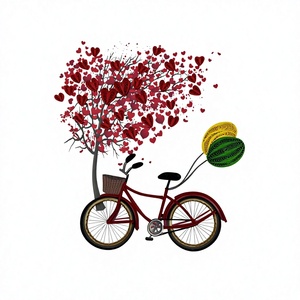 Carte de vœux artisanale pour la Saint-Valentin au Vietnam, en forme de cœur, 4 couleurs, impression numérique, vernissage mat, pour anniversaire - Product Image 4