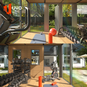 Cápsula de Gimnasio Inteligente Prefabricada y <span class=keywords><strong>Modular</strong></span>, Contenedor Portátil Personalizado con Electricidad y Control Climático - Product Image 2