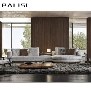 Italienische CONNERY Schnitts ofa Set unregelmäßiges Design runde Chaiselongue Sofa Schnitte moderne Luxus L-Form Sofa Wohnzimmer