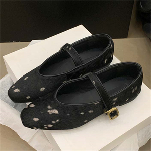 Sandalias Planas de Verano 2025 para Mujer, de Alta Calidad, con Estampado de Leopardo, Punta Cerrada, Transpirables, Antideslizantes, para Otoño y Primavera - Product Image 4