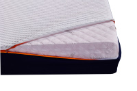 Matelas pour enfants à ressorts ensachés et mousse à mémoire de forme, confortable, respirant, amovible, taille standard, mousse personnalisée