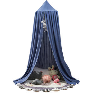 <span class=keywords><strong>Moustiquaire</strong></span> de lit ronde pliée de haute qualité, <span class=keywords><strong>kit</strong></span> de suspension complet pour enfants, utilisation domestique - Product Image 1