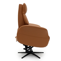 Geeksofa Chaise inclinable de style nordique à double moteur électrique pour la mobilité médicale avec fonctions pivotantes pour les personnes âgées