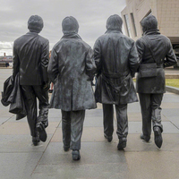 Escultura de Bronce de Banda Musical a Tamaño Real Personalizada para Decoración de Exteriores, Espacios Públicos y Paisajes Comerciales