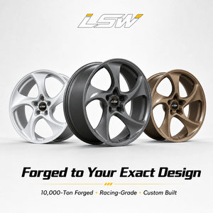 LS8029 High Quality Custom Forged Alloy <b>Wheels</b> Gloss Star Five <b>Spoke</b> Aftermarket Rims Fit For Audi Ford Tesla - Product Image 5