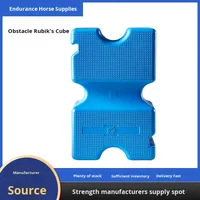 Grand bloc de cube d'obstacle d'entraînement équestre en plastique produits de cheval pour l'entraînement d'obstacles