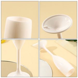 Verres à vin en plastique personnalisés, pas chers, réutilisables, transparents, en vente - Product Image 3
