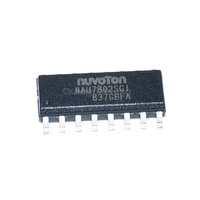 NAU7802SGI NAU7802 Convertisseur analogique-numérique 24 bits 2 entrées 1 Sigma-Delta SOP16 IC Chip Original et nouveau