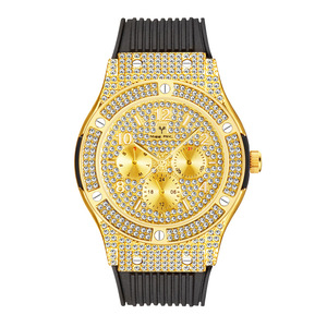 Reloj de Hombre Multifuncional de Alta Gama con Incrustaciones de Diamantes, de Silicona, Resistente al Agua y a la Moda - Product Image 5