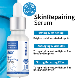 Venta al por mayor de fermentación microbiana personalizada cuidado de la piel antiarrugas reafirmante blanqueamiento 500 + suero facial para reparar la textura de la piel - Product Image 3
