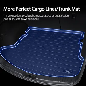 Trunk Mats For Honda HR-V FWD 2023- Car Mats 3D TPE Car Floor Mats Carpets Cargo Liner