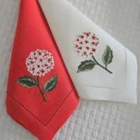 Serviettes en tissu doux réutilisables LY, logo brodé personnalisé, serviettes de table en lin, serviettes en tissu doux réutilisables pour mariage et banquet