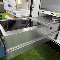 Remorque tout-terrain professionnelle standard AU 4x4 avec suspension indépendante