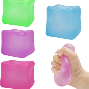 Juguete Sensorial Antiestrés CS Squishy Fidget, Cubo de Hielo Nedo, Juguete Blandito en Forma de Cubo, Pelota para Apretar, Juguetes Sensoriales - Product Image 5