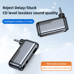 Receptor de audio inalámbrico de gran oferta <span class=keywords><strong>2024</strong></span> HG para música/llamadas manos libres que emparejan los receptores Bluetooth con 2 altavoces - Product Image 2