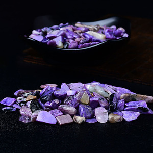 Puces de charoite Offre Spéciale polissage Graviers de charoite utilisés pour la décoration - Product Image 5