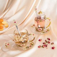 Ensemble de tasses à café et à expresso en céramique réutilisables de haute qualité, design nordique exquis, avec poignée, idéal pour les cadeaux