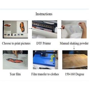 OCB <b>Cheapest</b> Price 33CM* 13 Inch DTF Film Roll Transfer <b>Iron</b> on Dtf T-shirt - Product Image 5