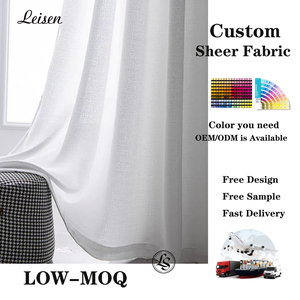 Vente en gros d'usine Rideaux en voile blanc transparent modernes pour chambre à coucher, hôtel, maison, fenêtre, <span class=keywords><strong>tissu</strong></span> pour le salon - Product Image 2