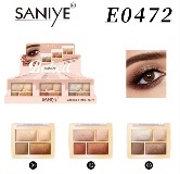Paleta de sombras de ojos Saniye E0472, maquillaje mineral mate de alta pigmentación para tono de piel medio - Product Image 1