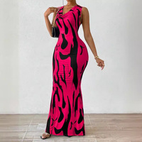 Nouvelle Robe Longue Décontractée Femme Col V Style Frais et Doux 2026