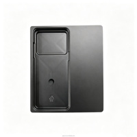 Prêt à expédier : Insert intérieur noir en gros pour boîte de téléphone, emballage blister PS personnalisé, certifié ISO9001 et RoHS