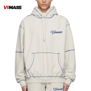 Sudaderas <span class=keywords><strong>Vimass</strong></span> Personalizadas de Alta Calidad en Felpa Francesa de Algodón, Sudadera Holgada con Hombros Caídos para Hombre - Product Image 2