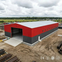 Entrepôt en acier préfabriqué de haute qualité et durable avec porte à enroulement et niveleur de quai – Bâtiments industriels