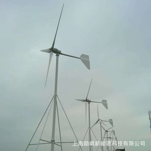 กังหันลมผลิตไฟฟ้า 10 กิโลวัตต์ แบบเชื่อมต่อกริดและแบบออฟกริด ระบบไฮบริดพลังงานแสงอาทิตย์และลม สำหรับการเกษตรในชนบท การประมง และการจ่ายไฟ - Product Image 2