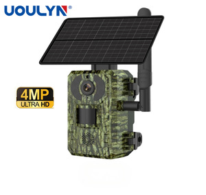 Ucon 4MP 4W ナイトビジョンAI高速動体検知ソーラーバッテリー駆動スマートワイヤレス4Gハンティング用野生動物隠しカメラ - Product Image 1